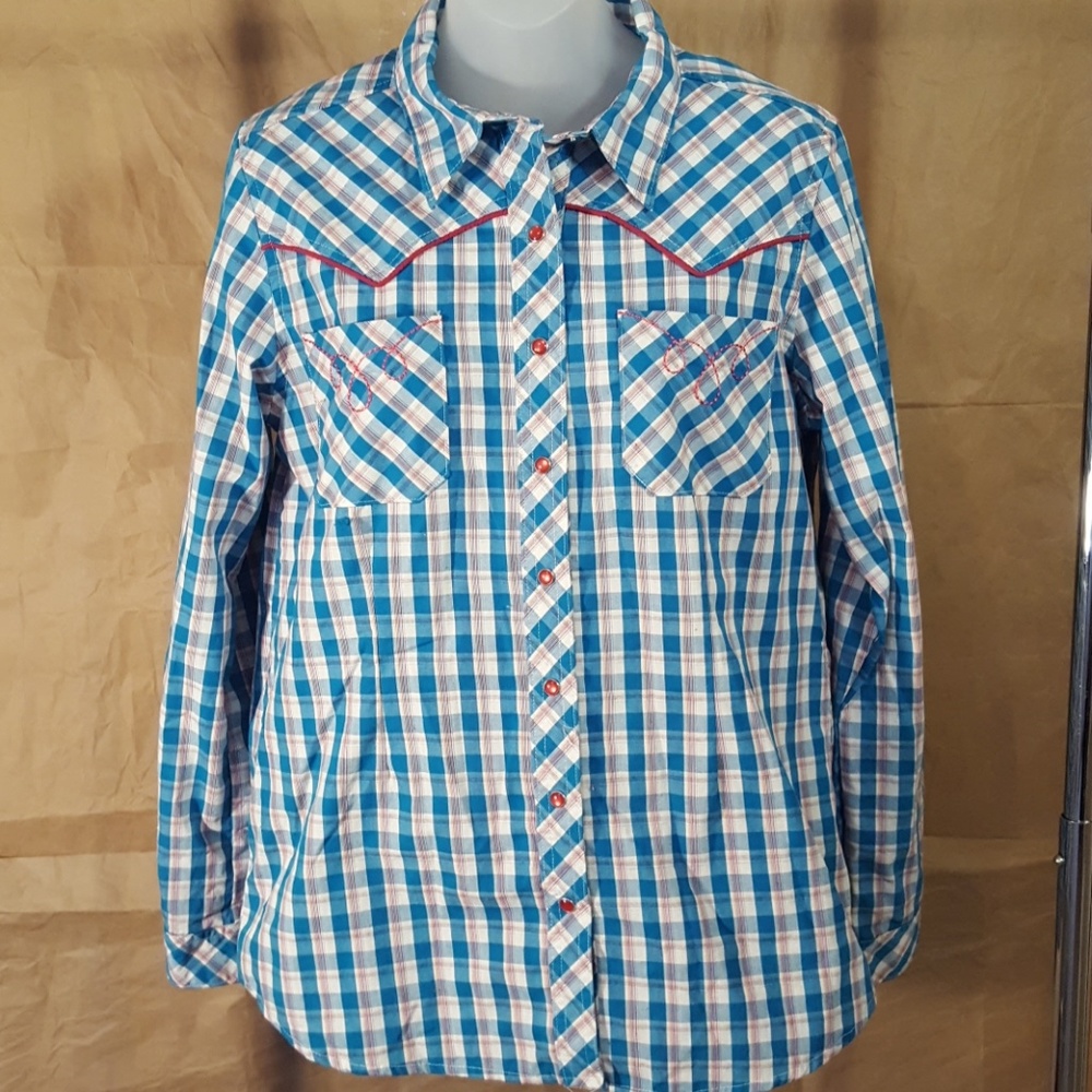 Bit & Bridle Western Button Up
